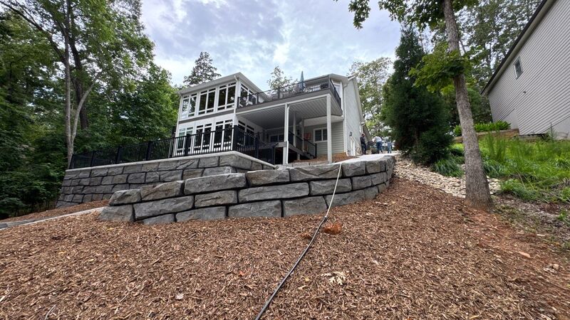 Carved Retaining Walls